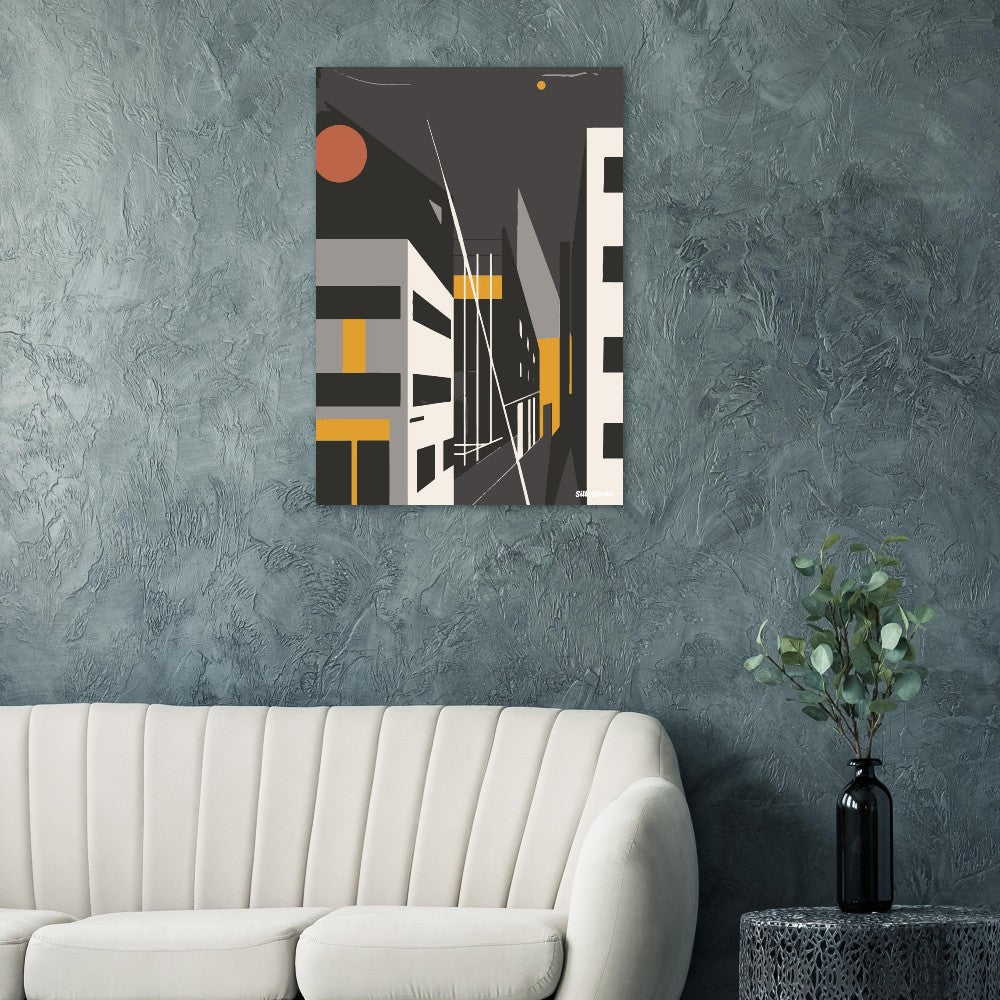 Urban geometry poster - Sillystroke