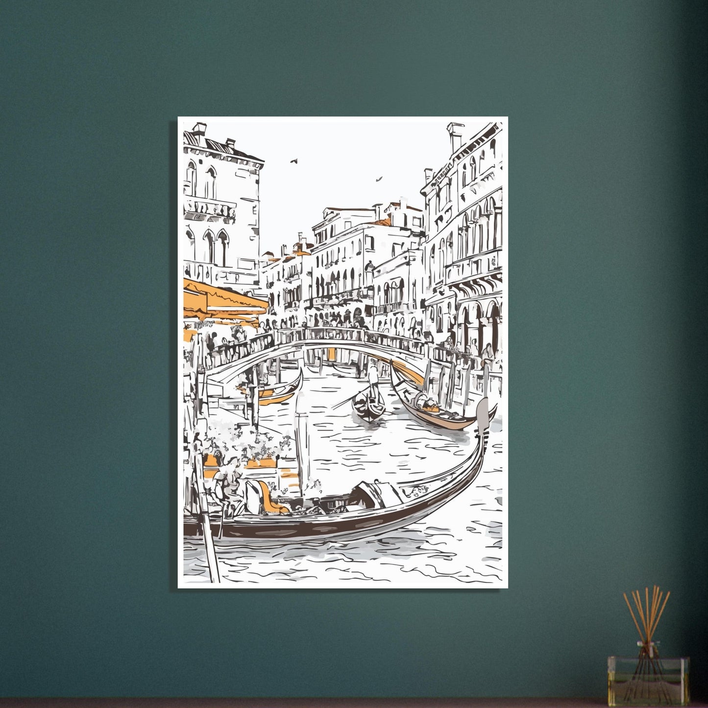 Venice sketch poster - Sillystroke