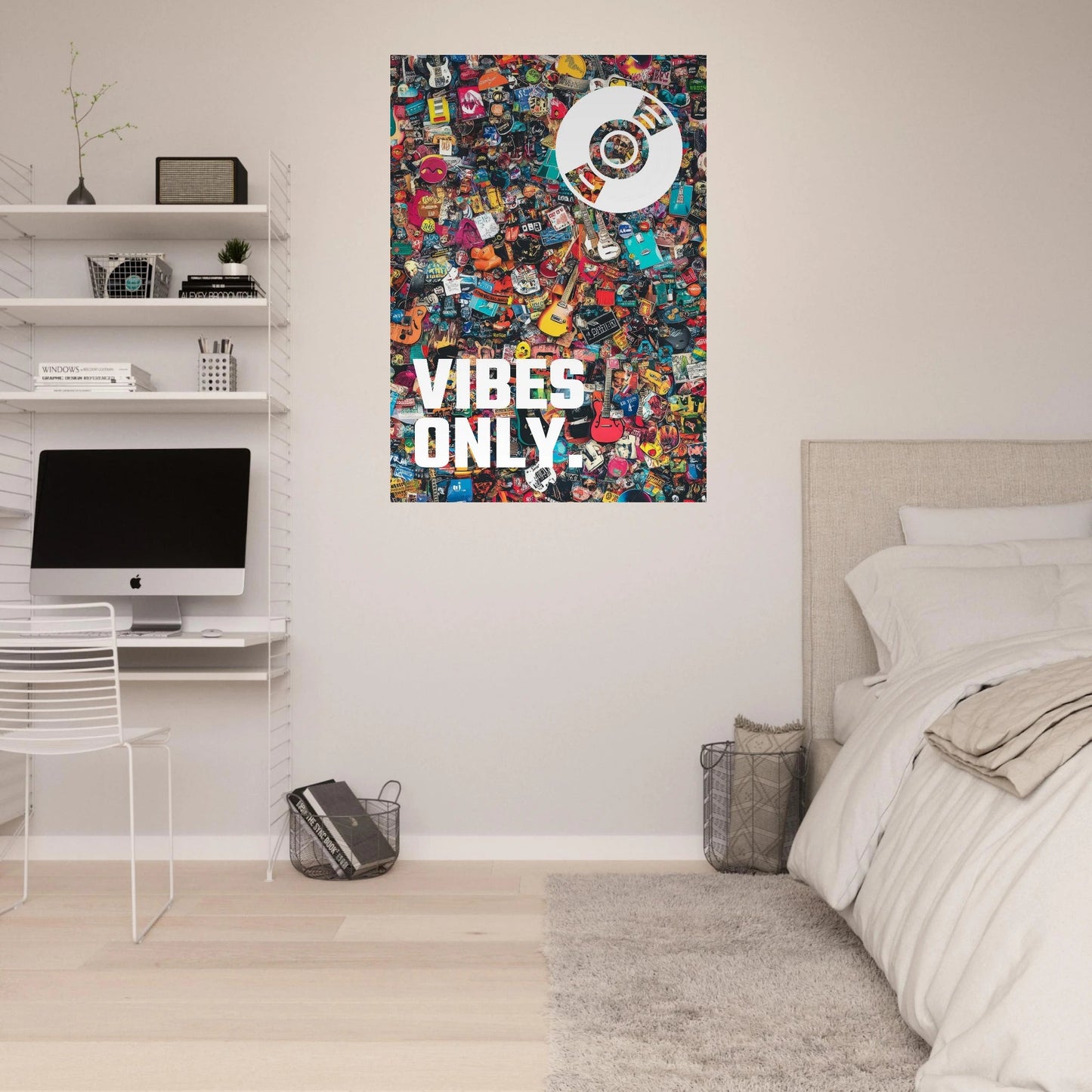 Vibes only poster - Sillystroke