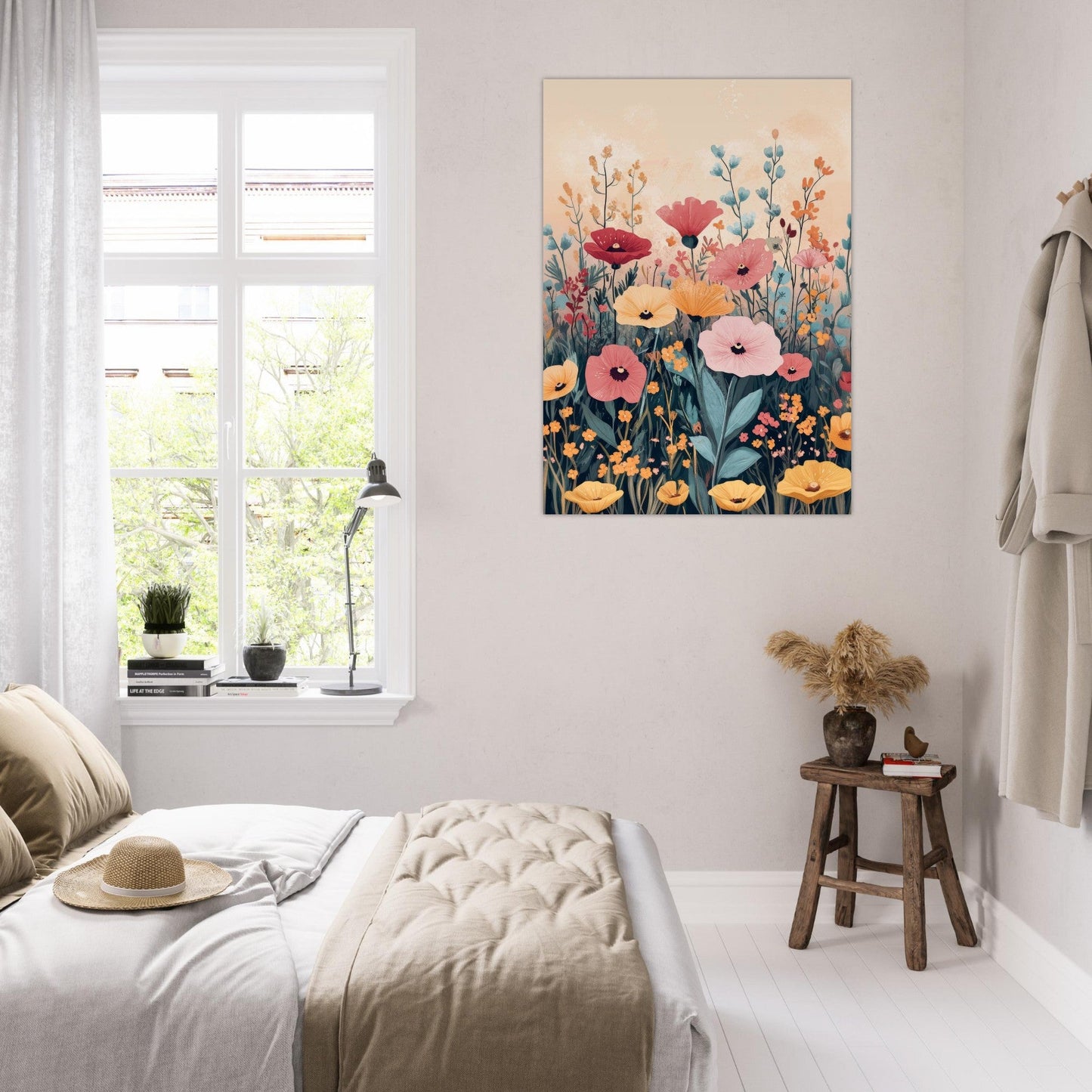 Vibrant flower poster - Sillystroke
