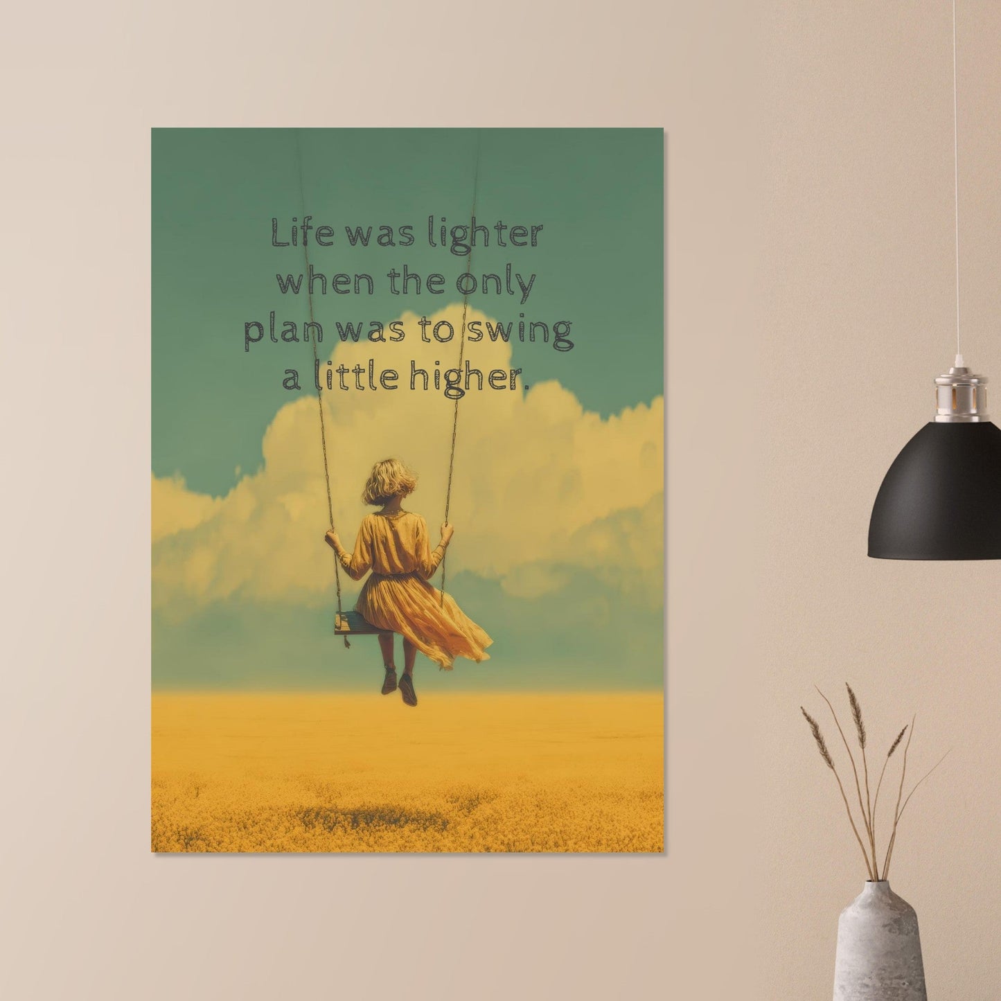 Vintage swing quote poster - Sillystroke