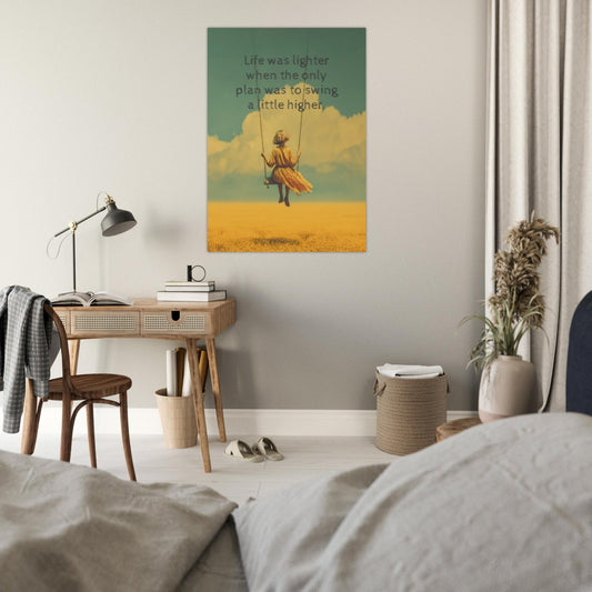 Vintage swing quote poster - Sillystroke