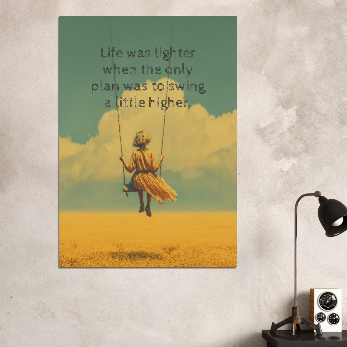 Vintage swing quote poster - Sillystroke