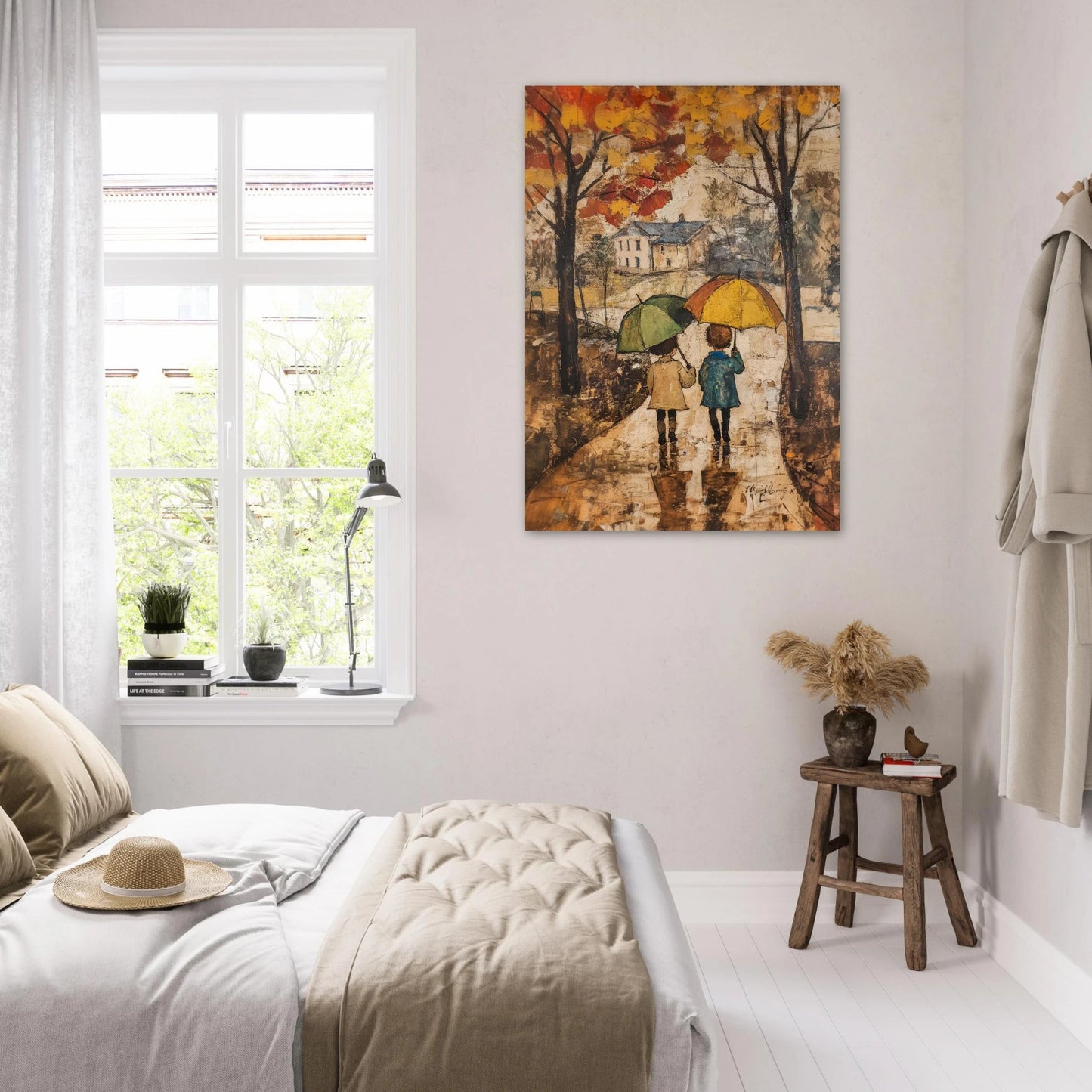 Walking Through Rain poster - Sillystroke