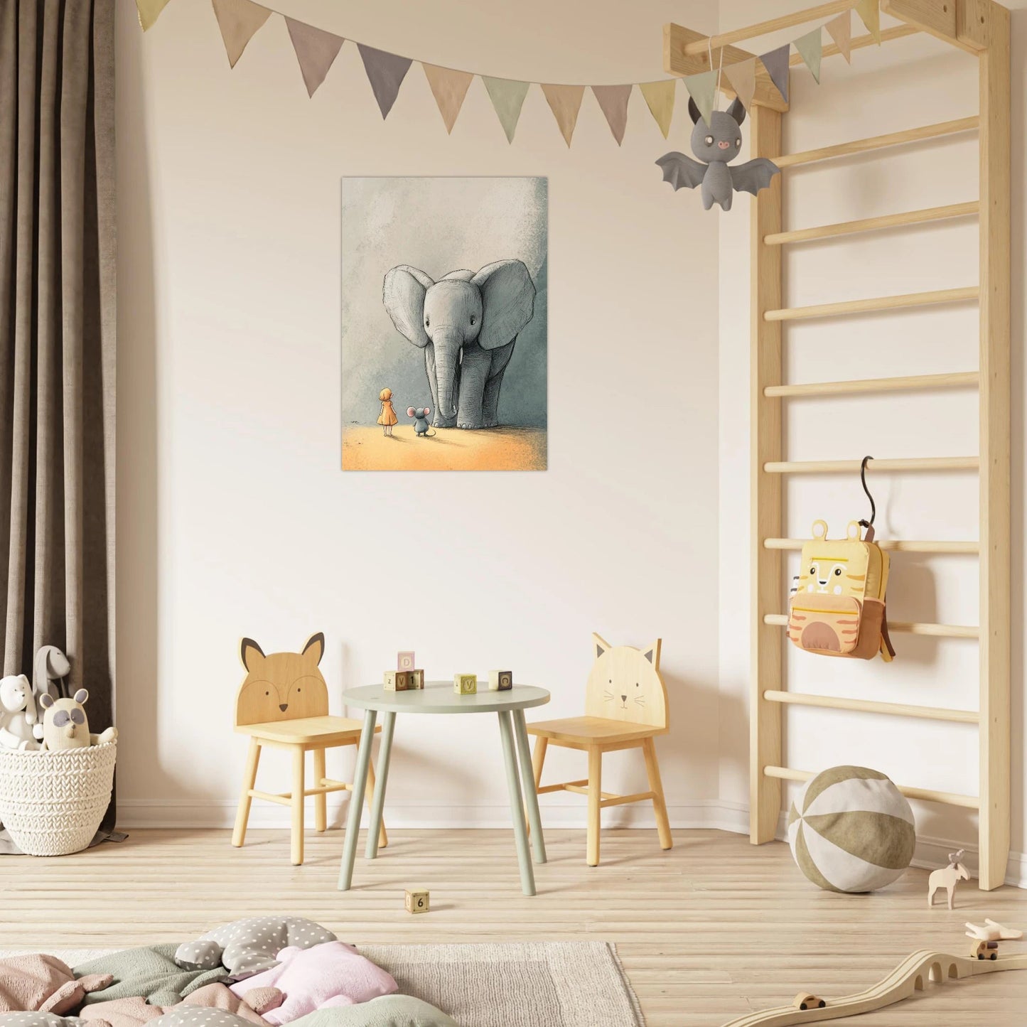 Whimsical friends poster - Sillystroke