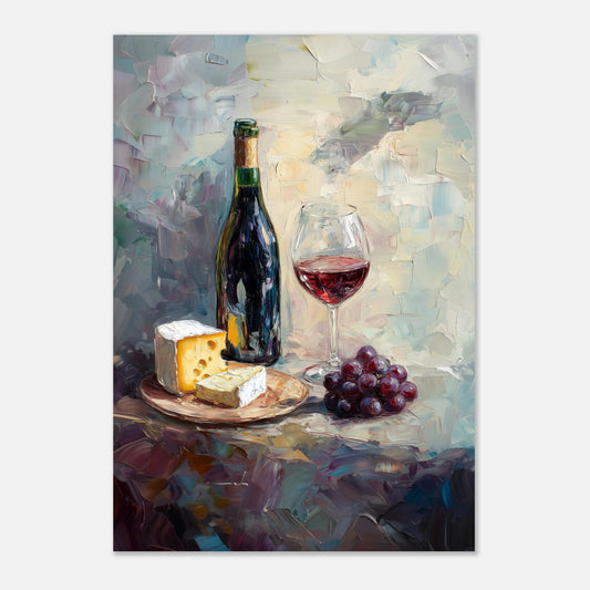 Wine and cheese poster - Sillystroke