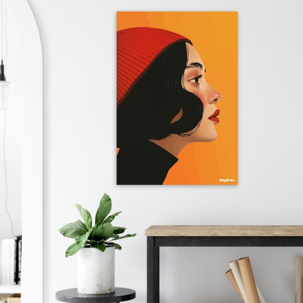 Woman profile poster - Sillystroke