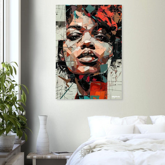 Woman statement portrait poster - Sillystroke