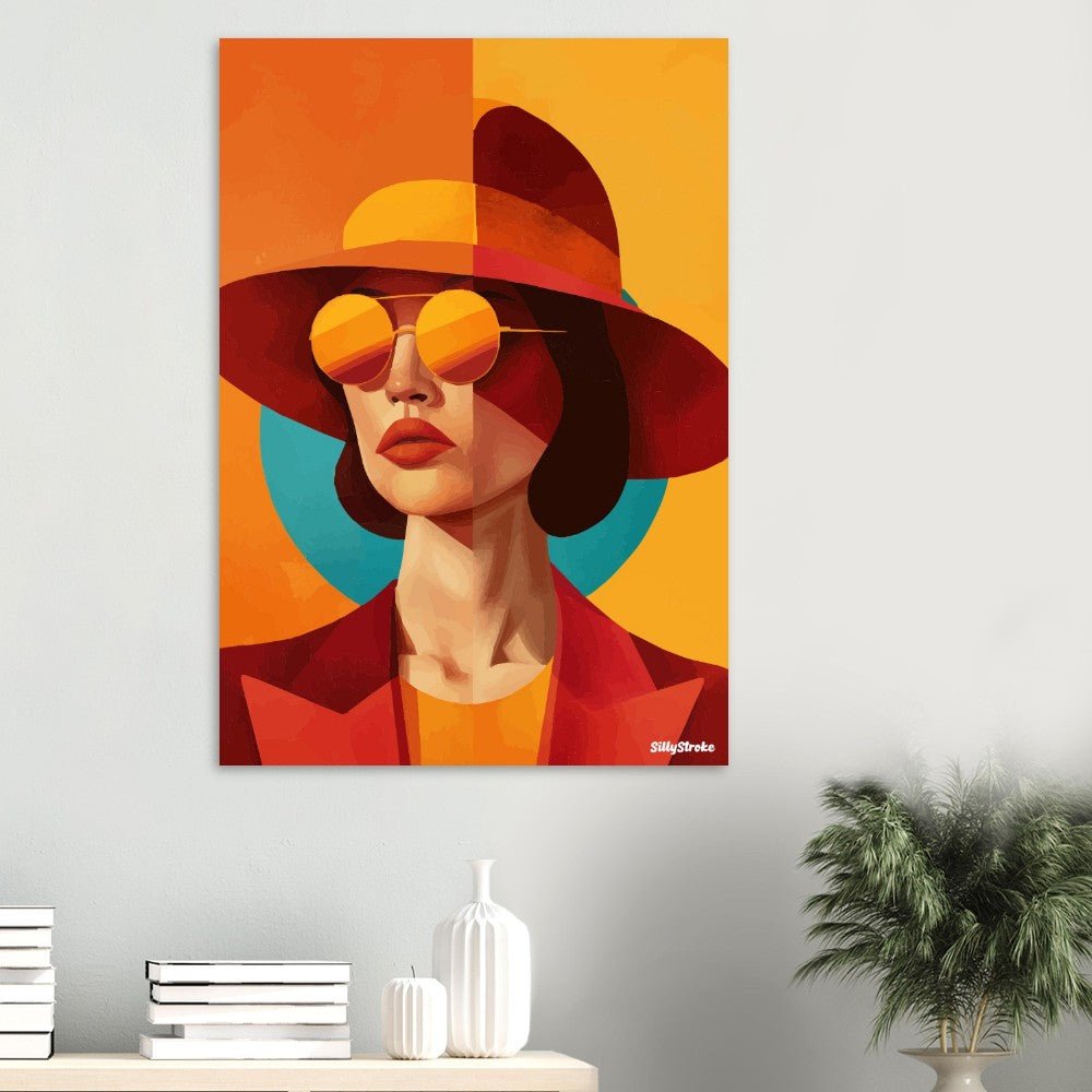 Woman stylish poster - Sillystroke