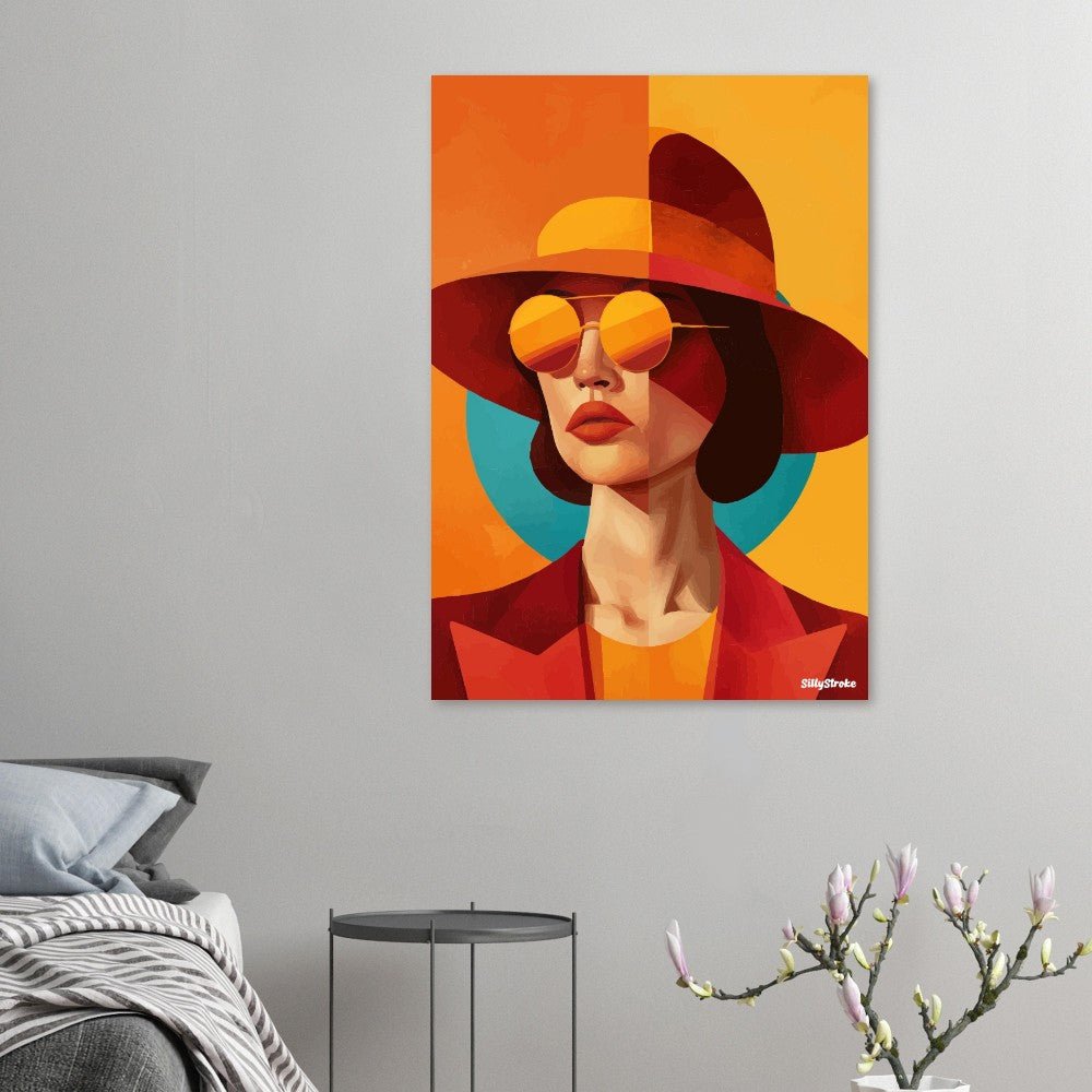 Woman stylish poster - Sillystroke