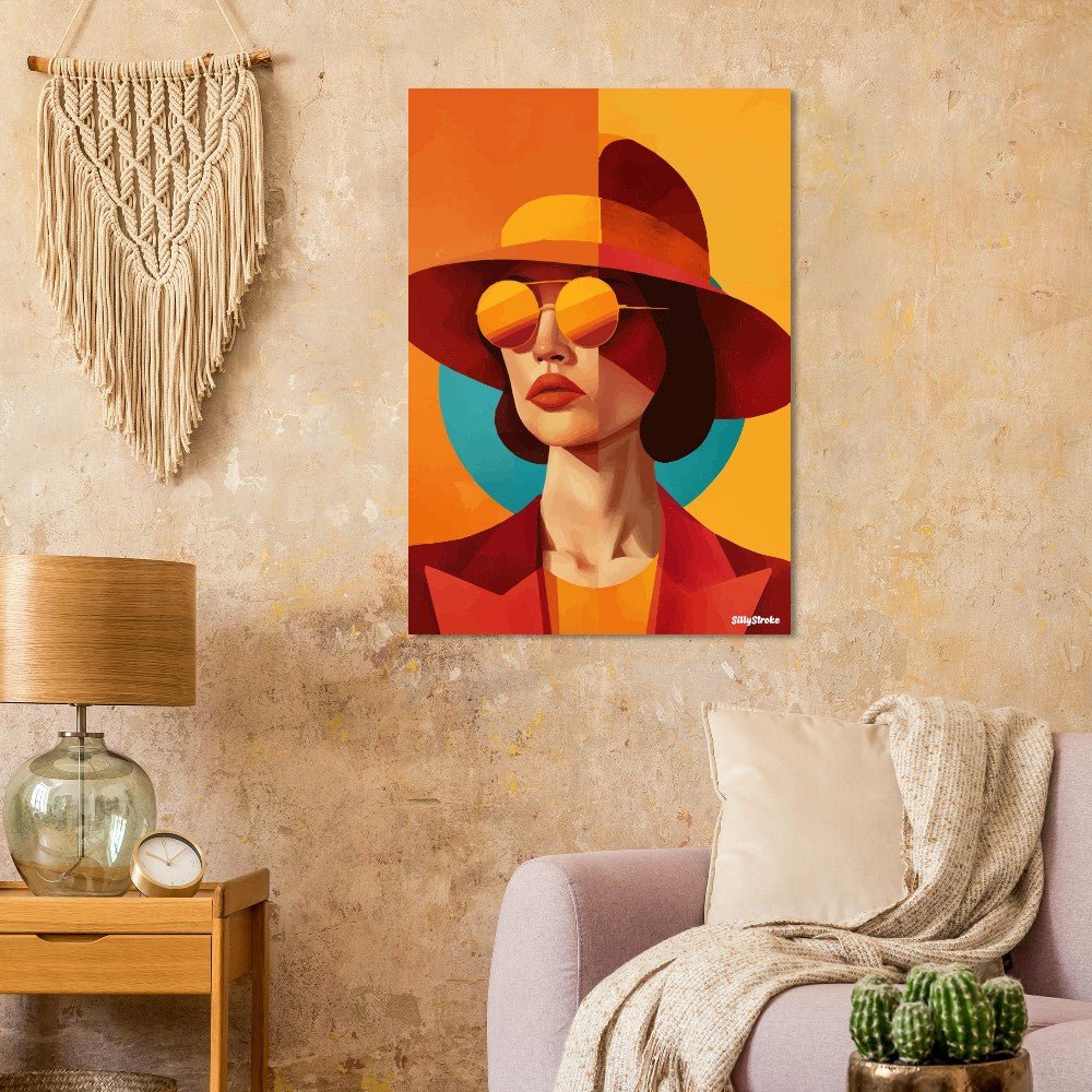 Woman stylish poster - Sillystroke