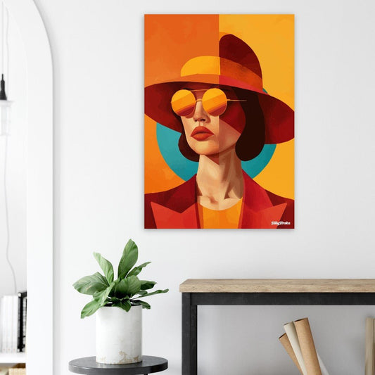 Woman stylish poster - Sillystroke