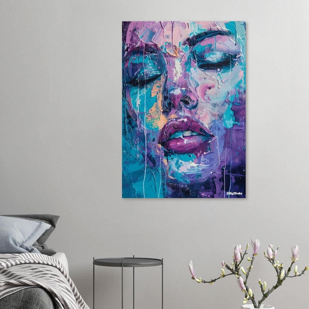 Woman’s face poster - Sillystroke