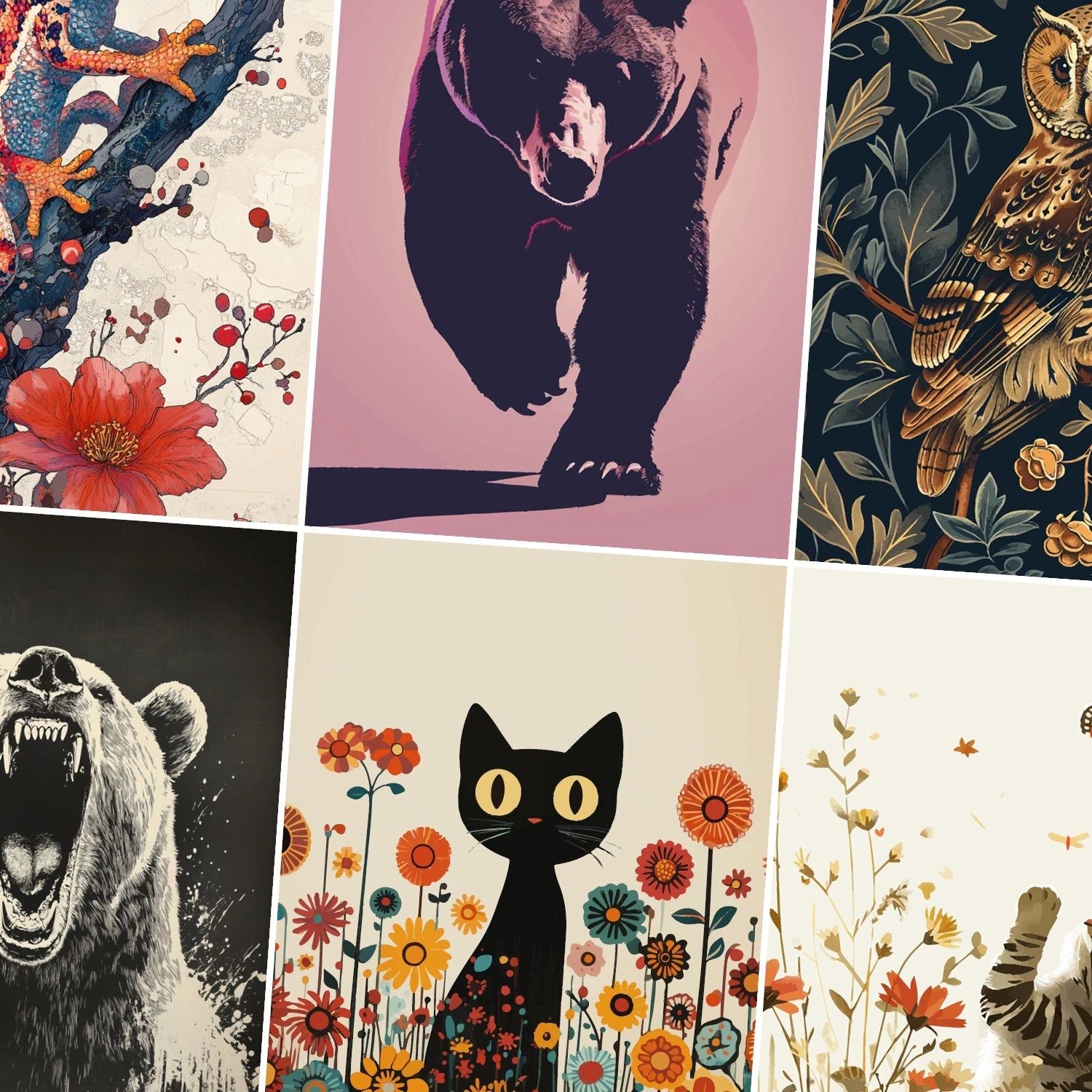 Wild wonders - stunning animal posters