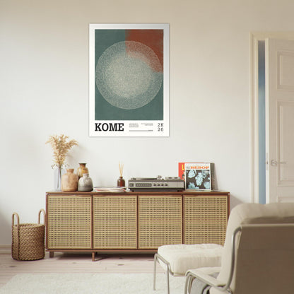 Abstract Art Poster - KOME - Sillystroke