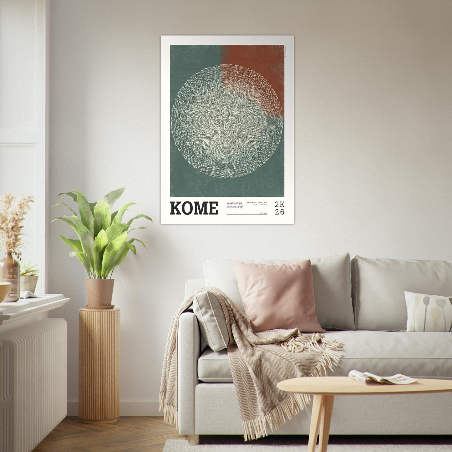 Abstract Art Poster - KOME - Sillystroke