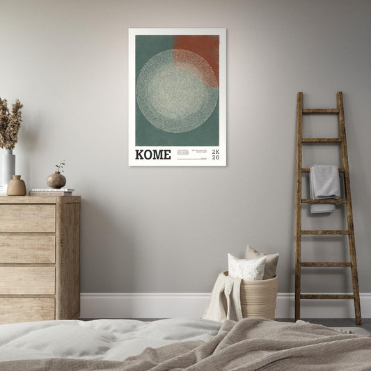 Abstract Art Poster - KOME - Sillystroke