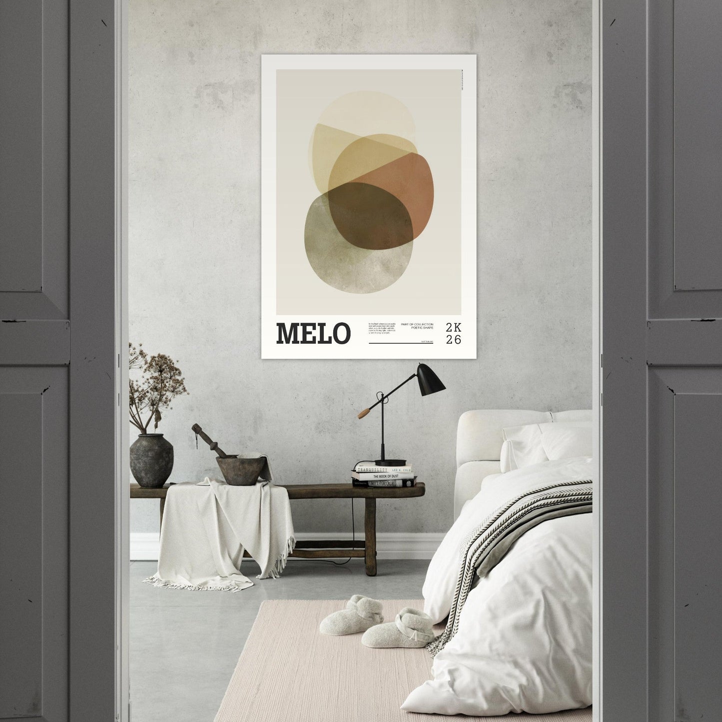 Abstract Art Poster - MELO - Sillystroke