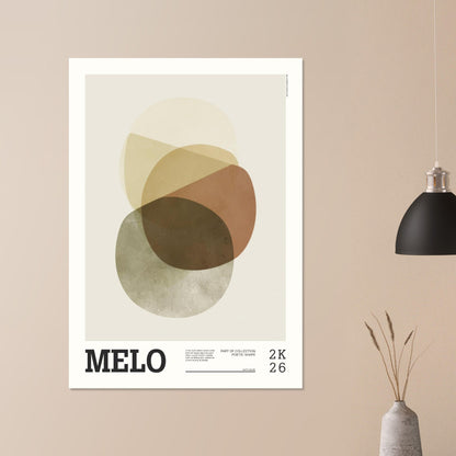 Abstract Art Poster - MELO - Sillystroke
