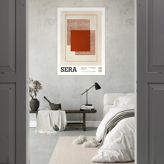 Abstract Art Poster - SERA - Sillystroke