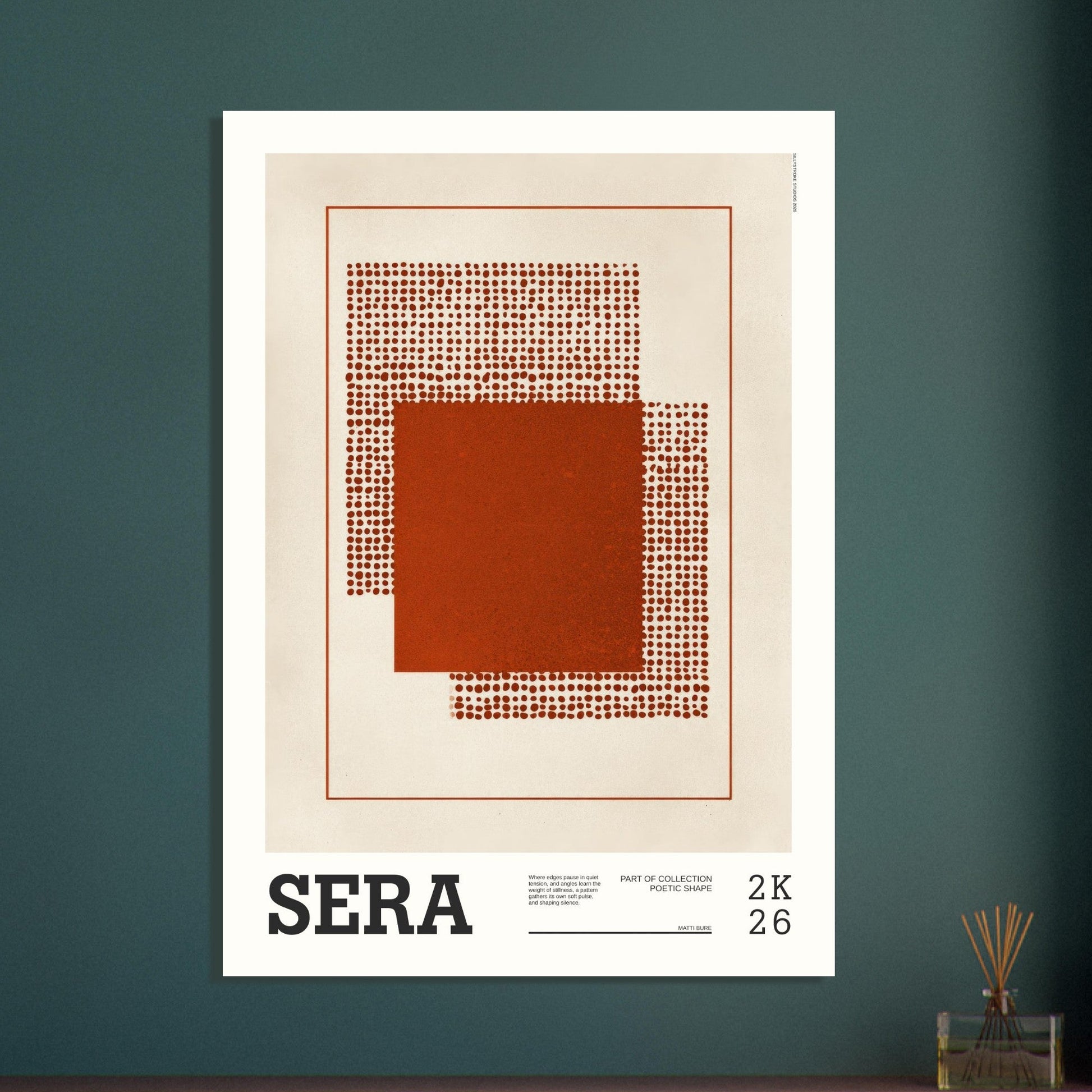 Abstract Art Poster - SERA - Sillystroke