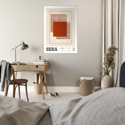 Abstract Art Poster - SERA - Sillystroke