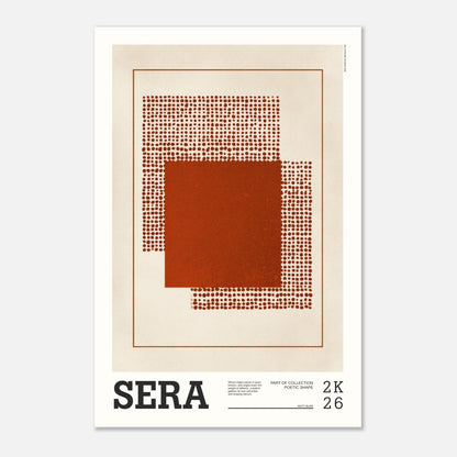 Abstract Art Poster - SERA - Sillystroke