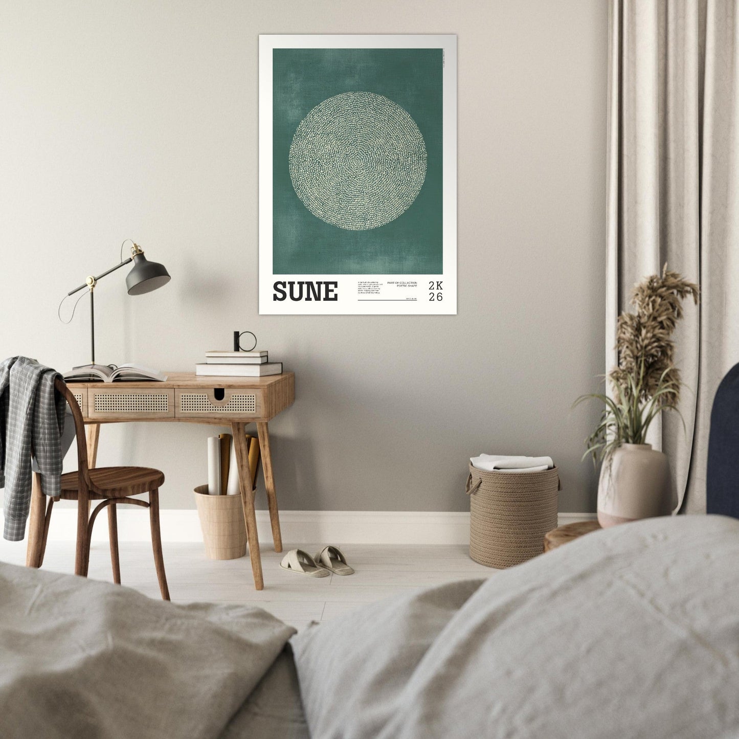 Abstract Art Poster - SUNE - Sillystroke