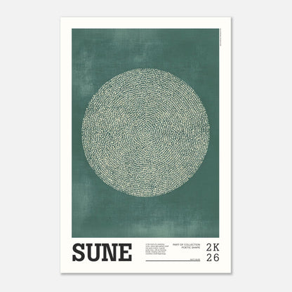 Abstract Art Poster - SUNE - Sillystroke