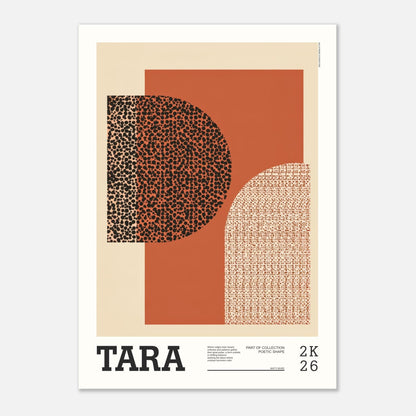 Abstract Art Poster - TARA - Sillystroke