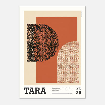 Abstract Art Poster - TARA - Sillystroke