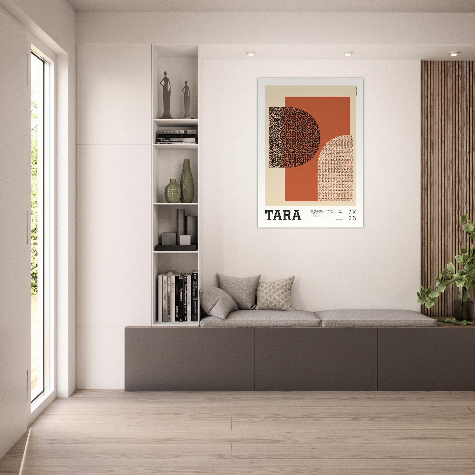 Abstract Art Poster - TARA - Sillystroke