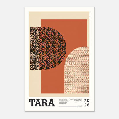 Abstract Art Poster - TARA - Sillystroke
