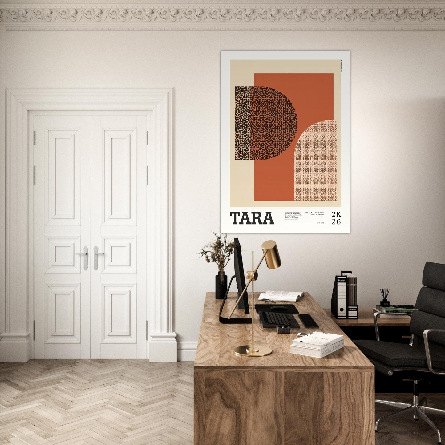 Abstract Art Poster - TARA - Sillystroke