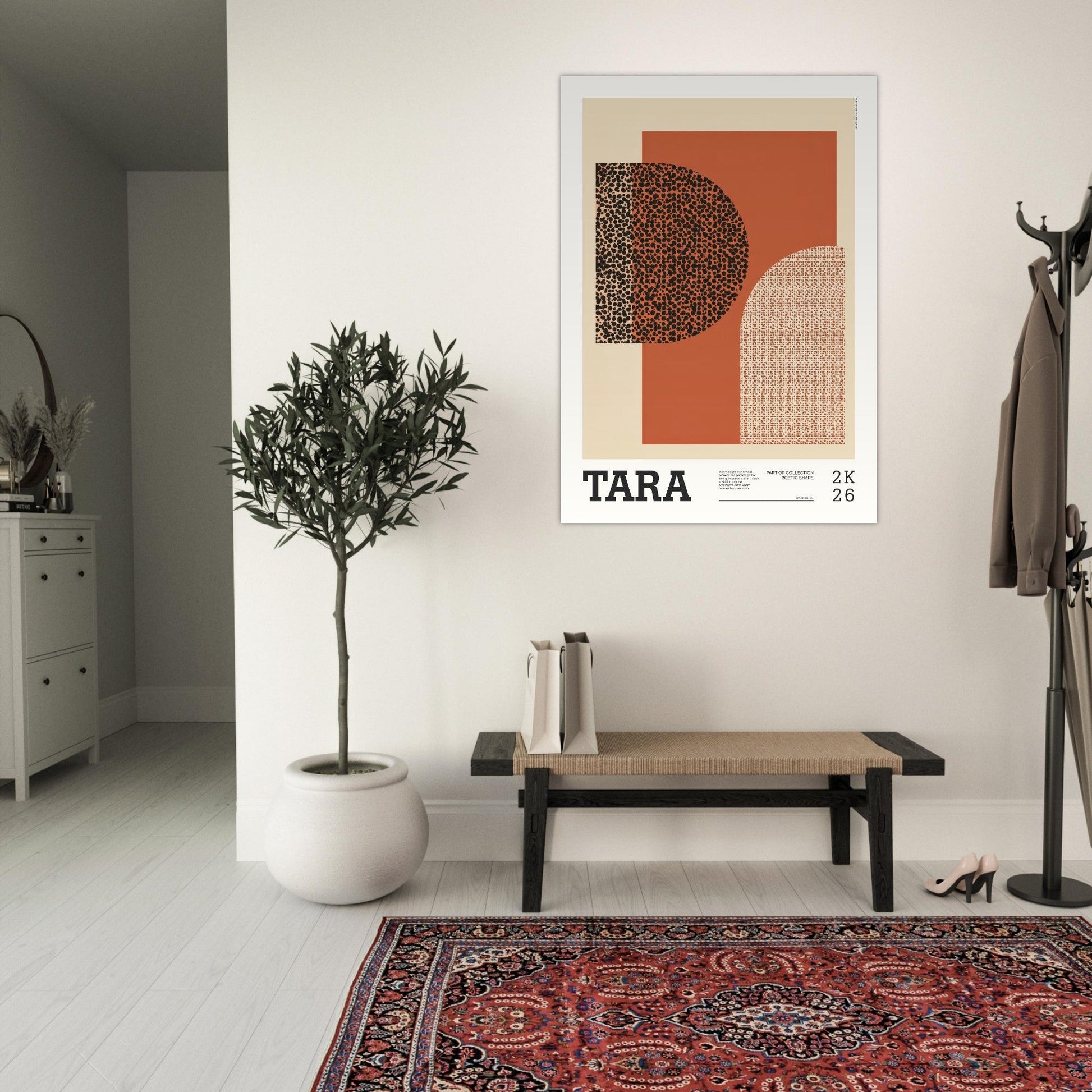 Abstract Art Poster - TARA - Sillystroke