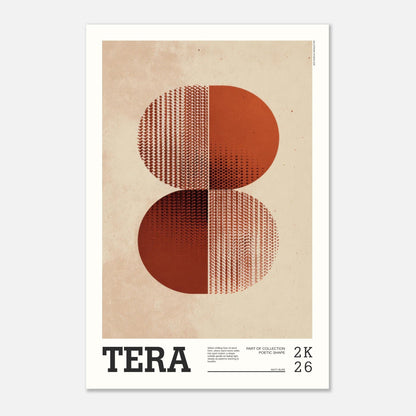 Abstract Art Poster - TERA - Sillystroke