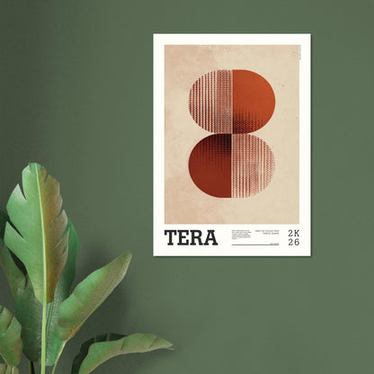 Abstract Art Poster - TERA - Sillystroke