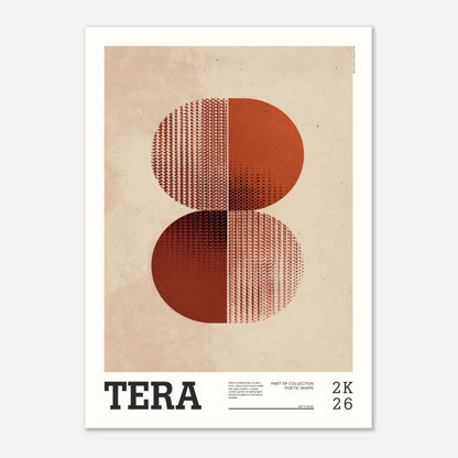 Abstract Art Poster - TERA - Sillystroke