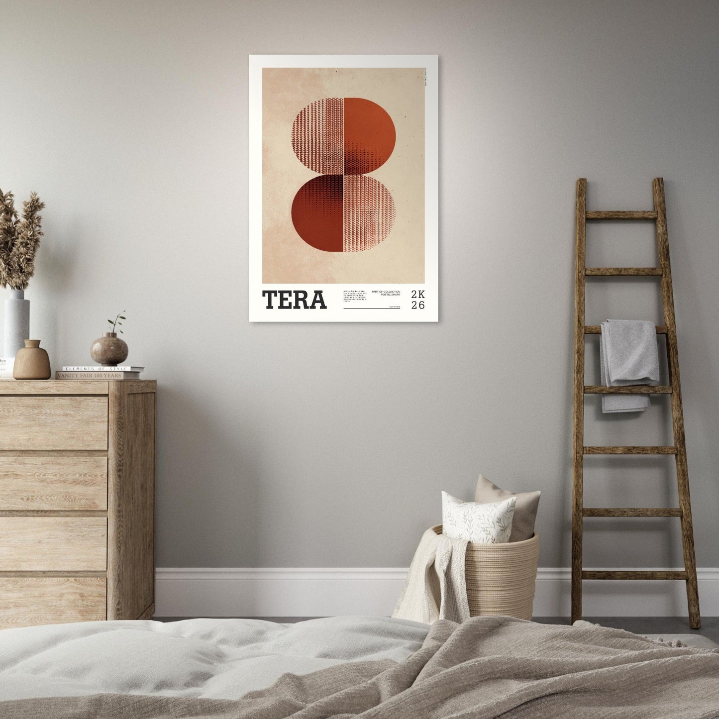 Abstract Art Poster - TERA - Sillystroke