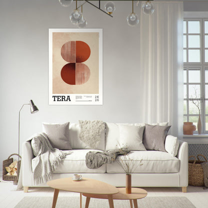 Abstract Art Poster - TERA - Sillystroke