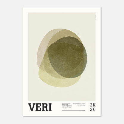 Abstract Art Poster - VERI - Sillystroke