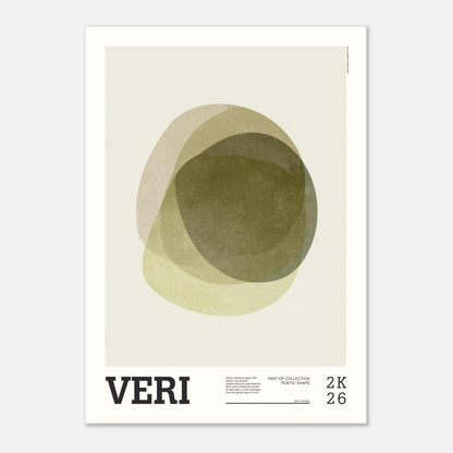 Abstract Art Poster - VERI - Sillystroke