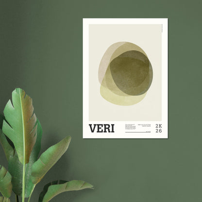 Abstract Art Poster - VERI - Sillystroke