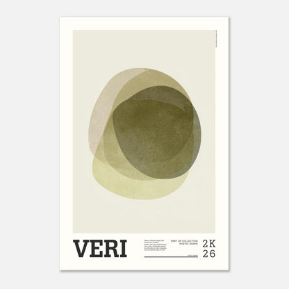 Abstract Art Poster - VERI - Sillystroke