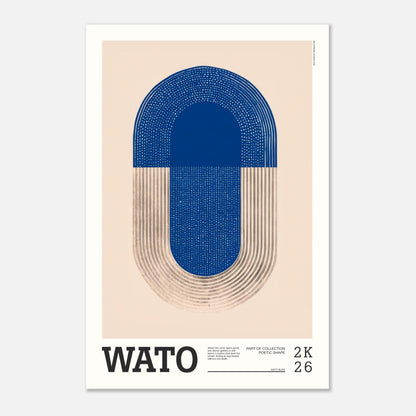 Abstract Art Poster - WATO - Sillystroke