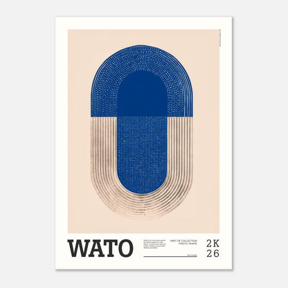 Abstract Art Poster - WATO - Sillystroke