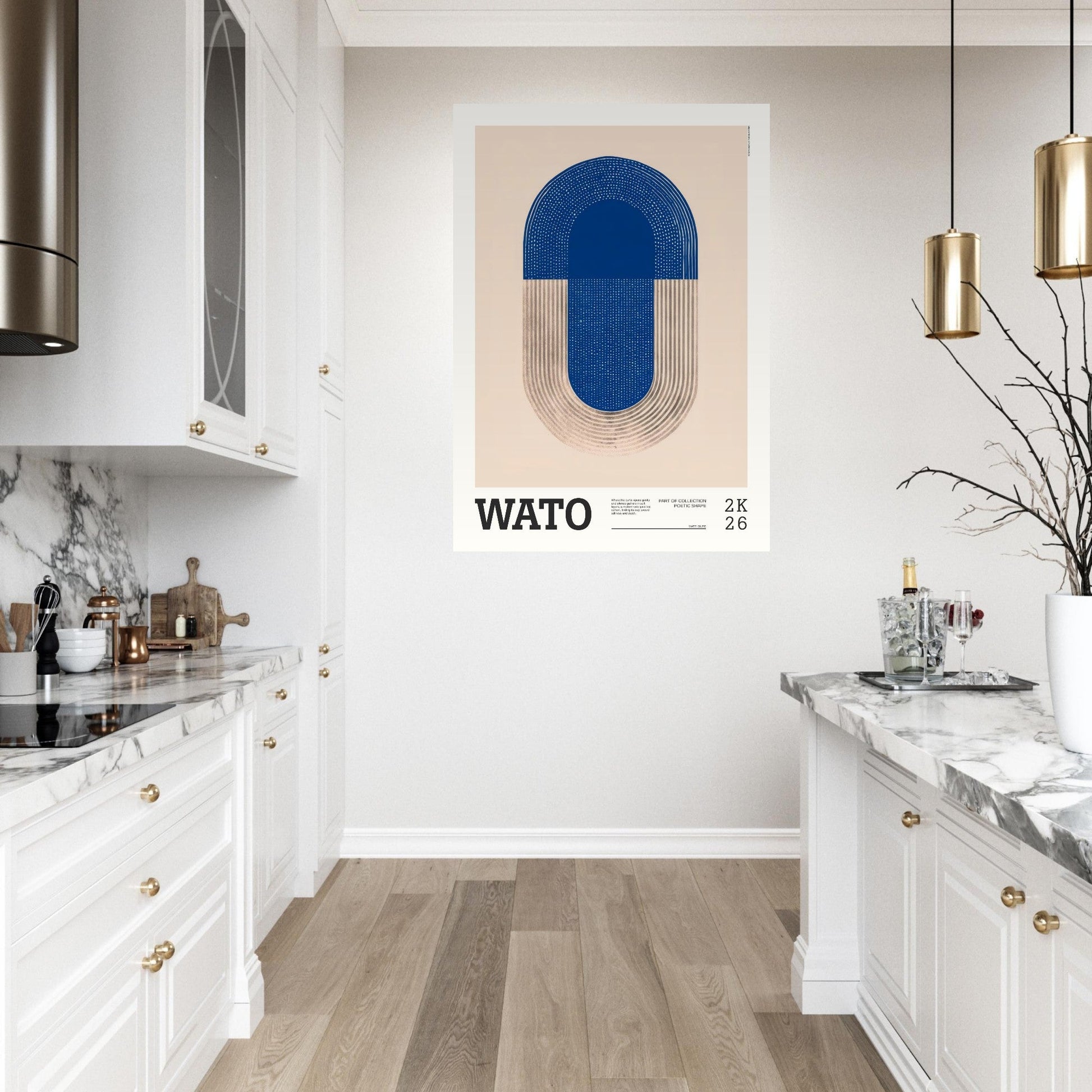 Abstract Art Poster - WATO - Sillystroke