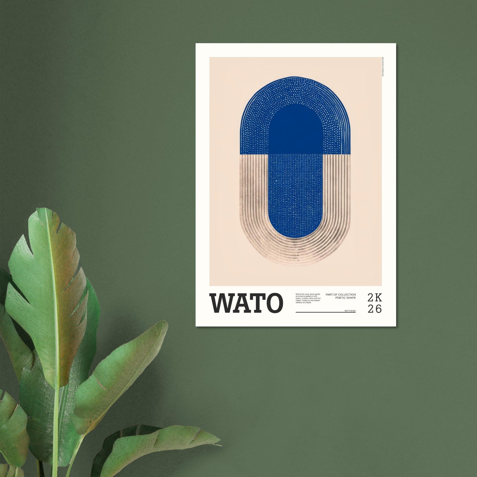 Abstract Art Poster - WATO - Sillystroke