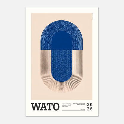 Abstract Art Poster - WATO - Sillystroke