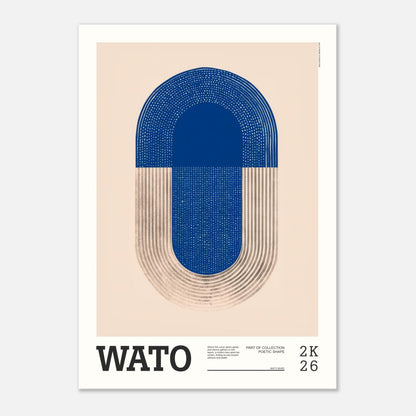 Abstract Art Poster - WATO - Sillystroke